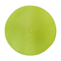 LHNFT Round Braideds Placemats, Woven Table Mats, Heat Resistants Place Mats, Double Thickened, Non-Slip, Oilproof, Washable, for Dining, Farmhouses, Kitchen, Table, Home Decor, Kitchen Essentials