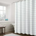 thumbnail image 1 of LHNFT Shower Curtain with Snap in Liner, EVA Shower Curtain Liner with Grommets, Waterproof Cute Lightweight for Bathroom, No Need to Punch Holes Provide Hook, Modern Cloth Shower Curtain, 71x31 Inch, 1 of 8