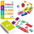 thumbnail image 1 of LHNFT Toddler Learning Flash Cards, Set of 58 Letter Flashcard - for Toddlers Ages 18 Months, Alphabet Flash Cards Contains Letters, Colors, Shapes and Numbers, Waterproof Learning Educational Toys, 1 of 1