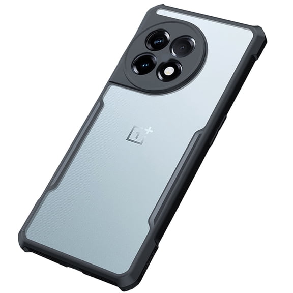LHNUNP Case for One Plus 15R, Slim Shockproof Hard PC Cover with Camera Protection, Anti-Scratch Protective Case, Black