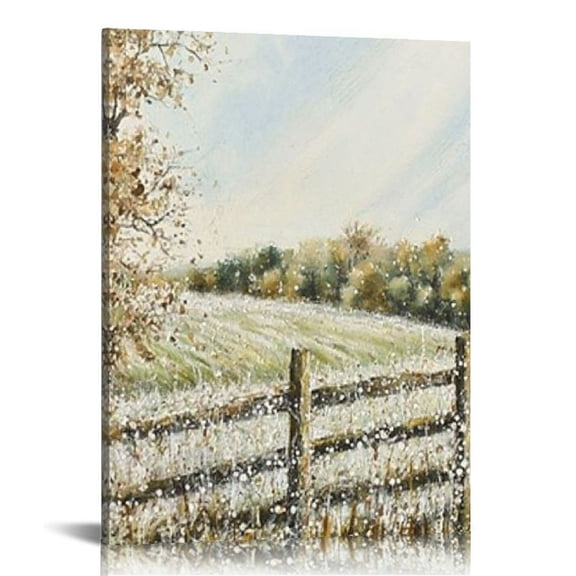 LHONGY Canvas Wall Art Decor Home Decor Wall Art Prints Natural Modern Landscape Wall Decorations Mountain Wilderness Artwork for Living Room Wall 12x16 in