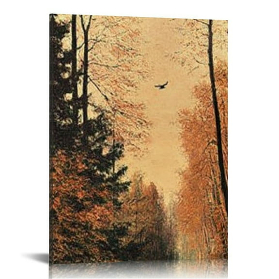 LHONGY Rustic Farmhouse Wall Art Decor - Boho Art Deco Landscape Pictures for Bathroom - French Country Kitchen Prints Poster - Neutral Aesthetic 16x20 in