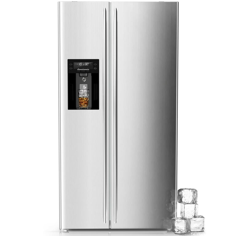 LHRIVER 21 Cu.ft. French Door Refrigerator, Built-in Ice