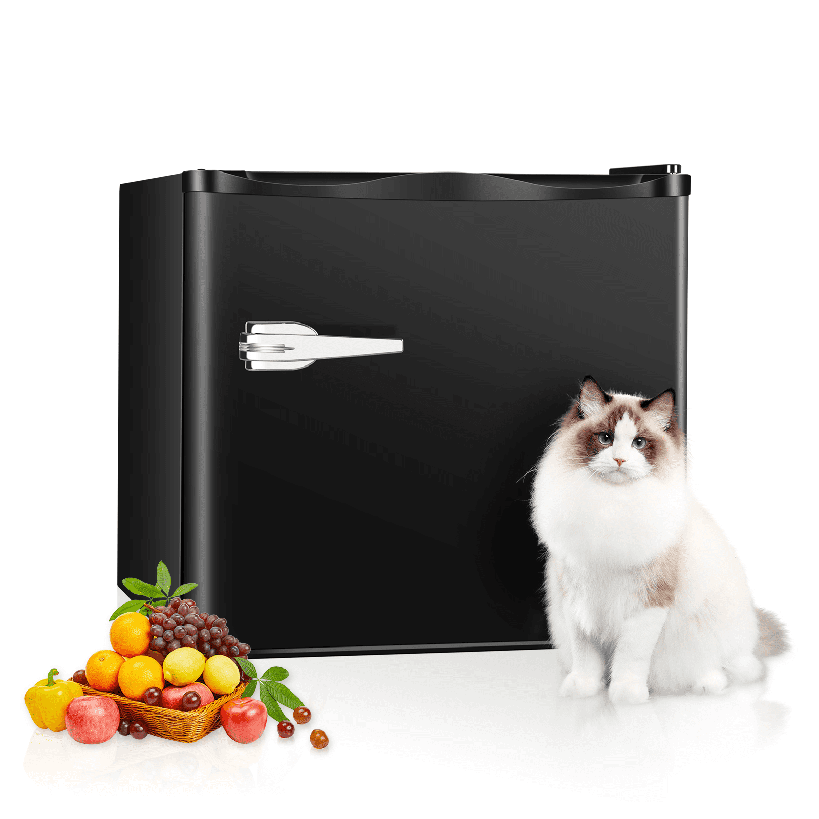 LHRIVER Compact Upright Freezer 1.2Cu.ft, Mini Stand up Freezer for Home, Office, Dorms