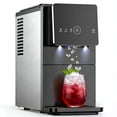 thumbnail image 1 of LHRIVER Nugget Ice Maker Countertop, Pebble Ice , 35Lbs/24H, Self-Cleaning, Black, 1 of 9