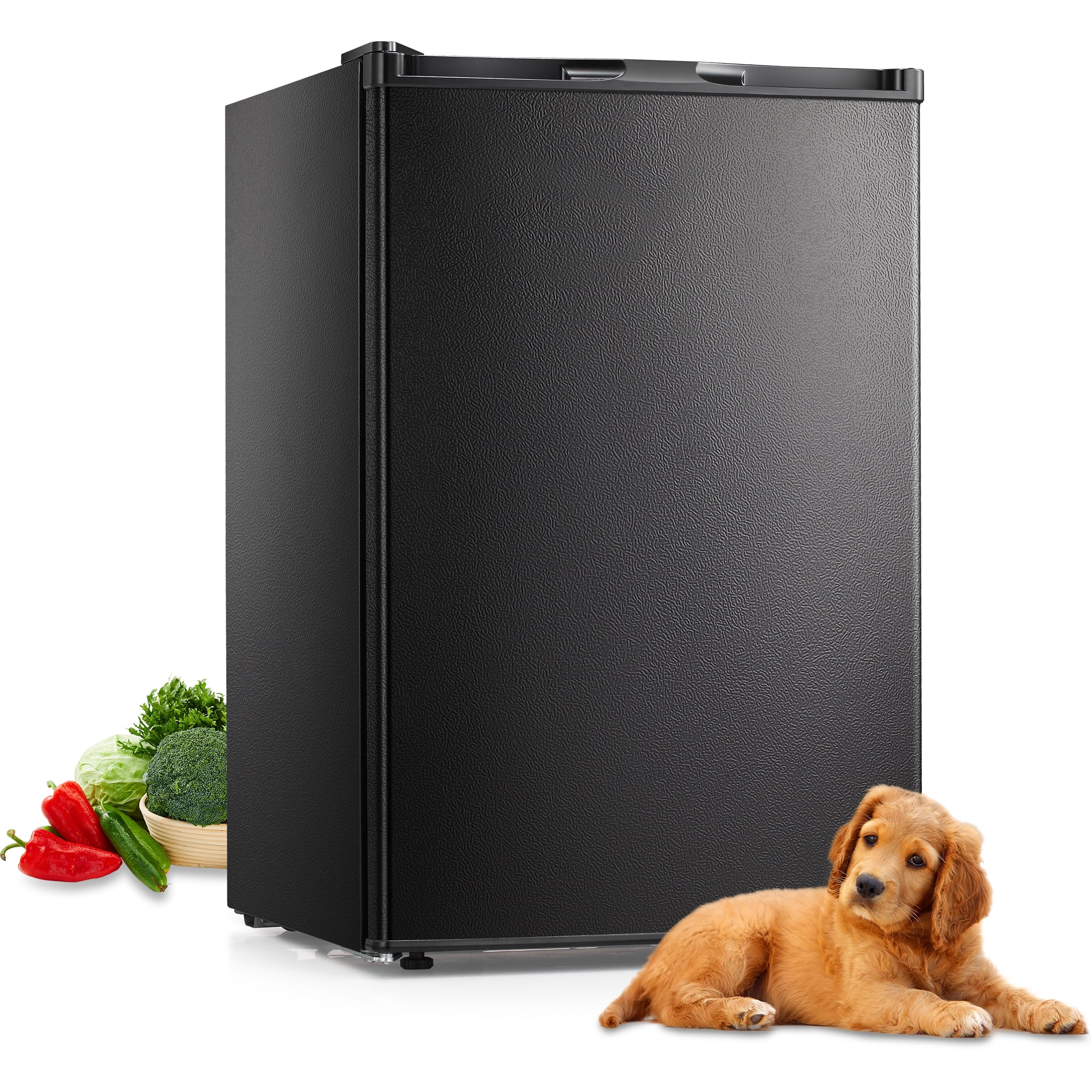 LHRIVER Upright Freezer, Energy Saving 3.0 Cu.ft Single Door Compact