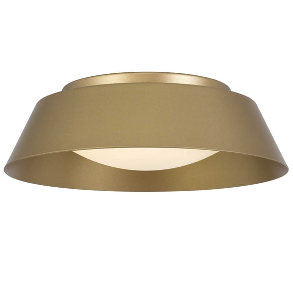 LHSHID 11 inch Brass LED Flush Mount