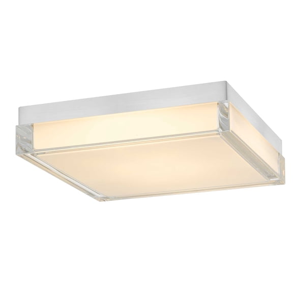 LHSHID 11-inch Chromee Integrated LED Flush Mount