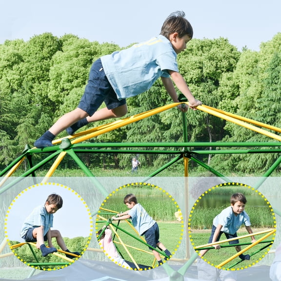 LHSHID Geometric Dome Climber, 12 ft, 1000 lbs