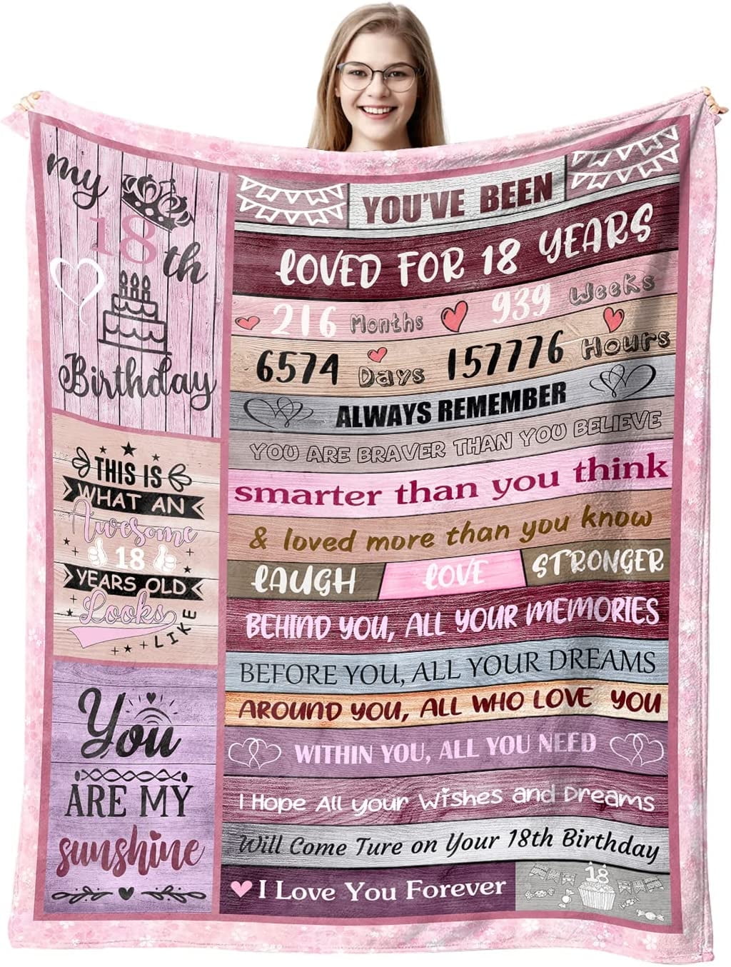 LHSHID 18 Year Old Girl Birthday Gifts 18th Birthday Decorations ...