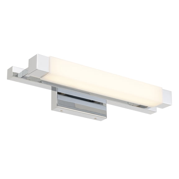 LHSHID 20-Inches Chrome Integrated LED Bathroom Vanity Light Bar