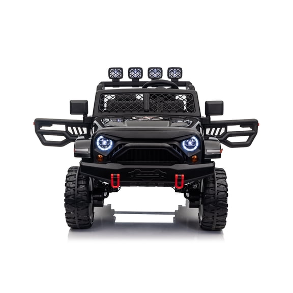 LHKJ 24V 2-Seater Jeep with Remote Control, 4WD, 75W Motor