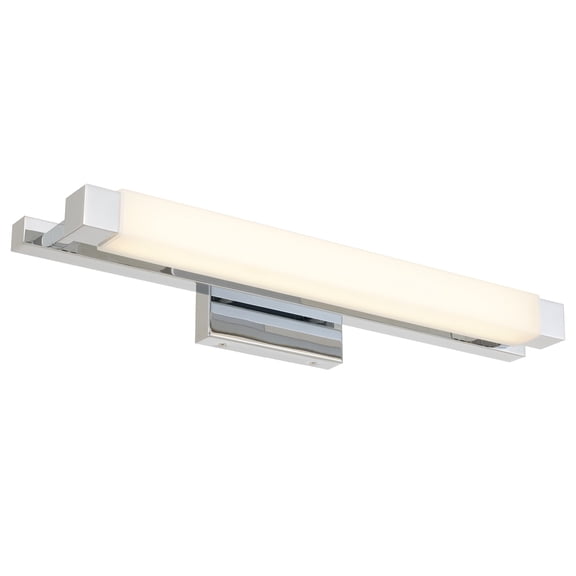 LHSHID 26-Inches Chrome Integrated LED Bathroom Vanity Light Bar