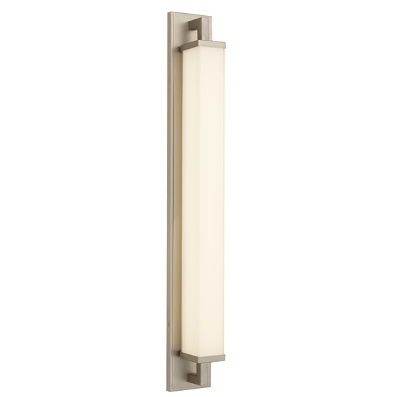 LHSHID 34-Inches Brushed Nickel Integrated LED Bathroom Vanity Light Bar