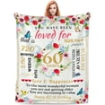thumbnail image 1 of LHSHID 60th Birthday Gift for Women Happy 60 Year Old Gift Blanket 60th Birthday Gift Ideas for Her 60th Birthday Decorations for Women Mom Wife Sister Friends 30"x40", 1 of 8