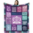 thumbnail image 1 of LHSHID Aunt Gifts from Niece Aunt Blankets from Niece Gifts for Aunts Birthday Gifts for Aunt Best Aunt Ever Gifts Auntie Gifts from Nephew Auntie Gifts Throw Blanket 40"x50", 1 of 7