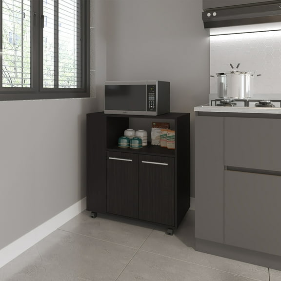 LHSHID Bethesda Kitchen Cart,Kitchen,Black