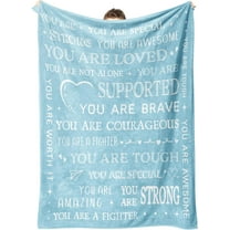 LHSHID Blanket Gifts for Women or Men Sympathy Gifts for Her Him Get Well Soon Blanket Thinking of You Gifts Inspirational Gifts Blanket for Friend Sister Daughter Son Coworker Nurse 30"x40"