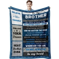 LHSHID Brother Gift for Brother Adult Brother Gifts from Sister Brother Birthday Gift to My Brother Graduation Gift Ideas Birthday Gifts for Brother from Brother Blankets 30x40in