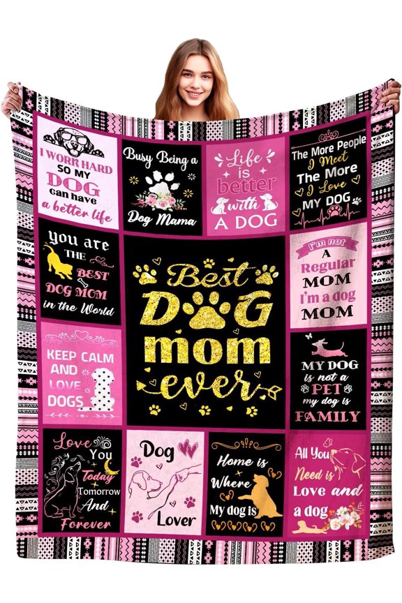Cat Mom Blanket Cat Mom Gifts Cat Lover Gifts for Women Adults Cat Mom Gifts for Women Birthday Best Cat Mom Blanket Christmas Mother's Day Decor 60x80in