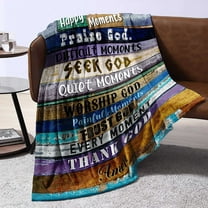 LHSHID Christian Gifts for Women Bible Verse Blanket Religious Gifts Healing Throw Blanket with Inspirational Thoughts and Prayers Get Well Soon Gifts for Women & Men Birthday Gift 30x40in