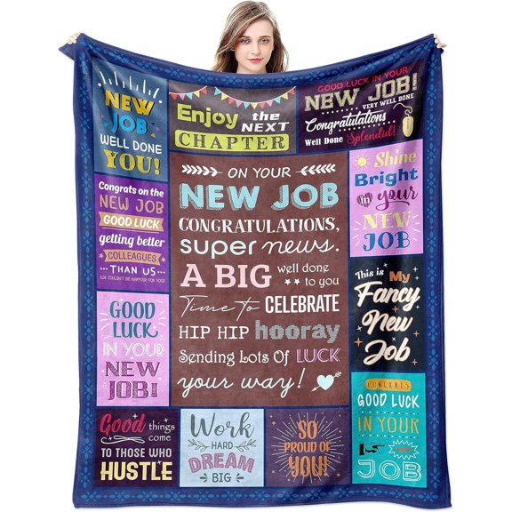 LHSHID Christmas Congratulations Gifts for Women Blanket Flannel Soft and Comfortable Anti static Bed Sofa Blanket 40x50in