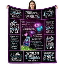 LHSHID Daughter in Law Gifts from Mother in Law Daughter in Law Gifts Blanket Daughter in Law Birthday Gifts Gifts for Daughter in Law Future Daughter in Law Wedding Gifts Throw Blanket 30"x40"