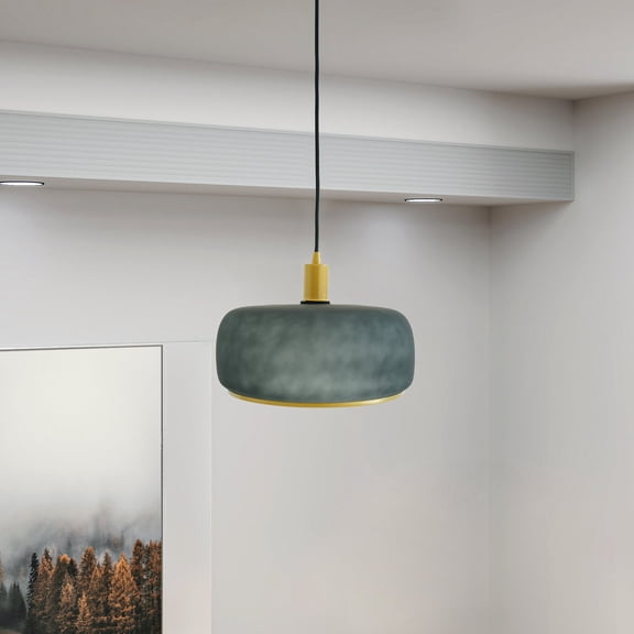 LHSHID Dune Pendant Lamp-Black Sprayed and Gold