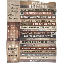 LHSHID Gifts for Brother Blanket Brother Gifts from Sister Gifts for Brother Blanket Big Brother Gift Brother Gifts to My Brother Throw Blanket Birthday Graduation Gifts for Brother Adult 30x40in