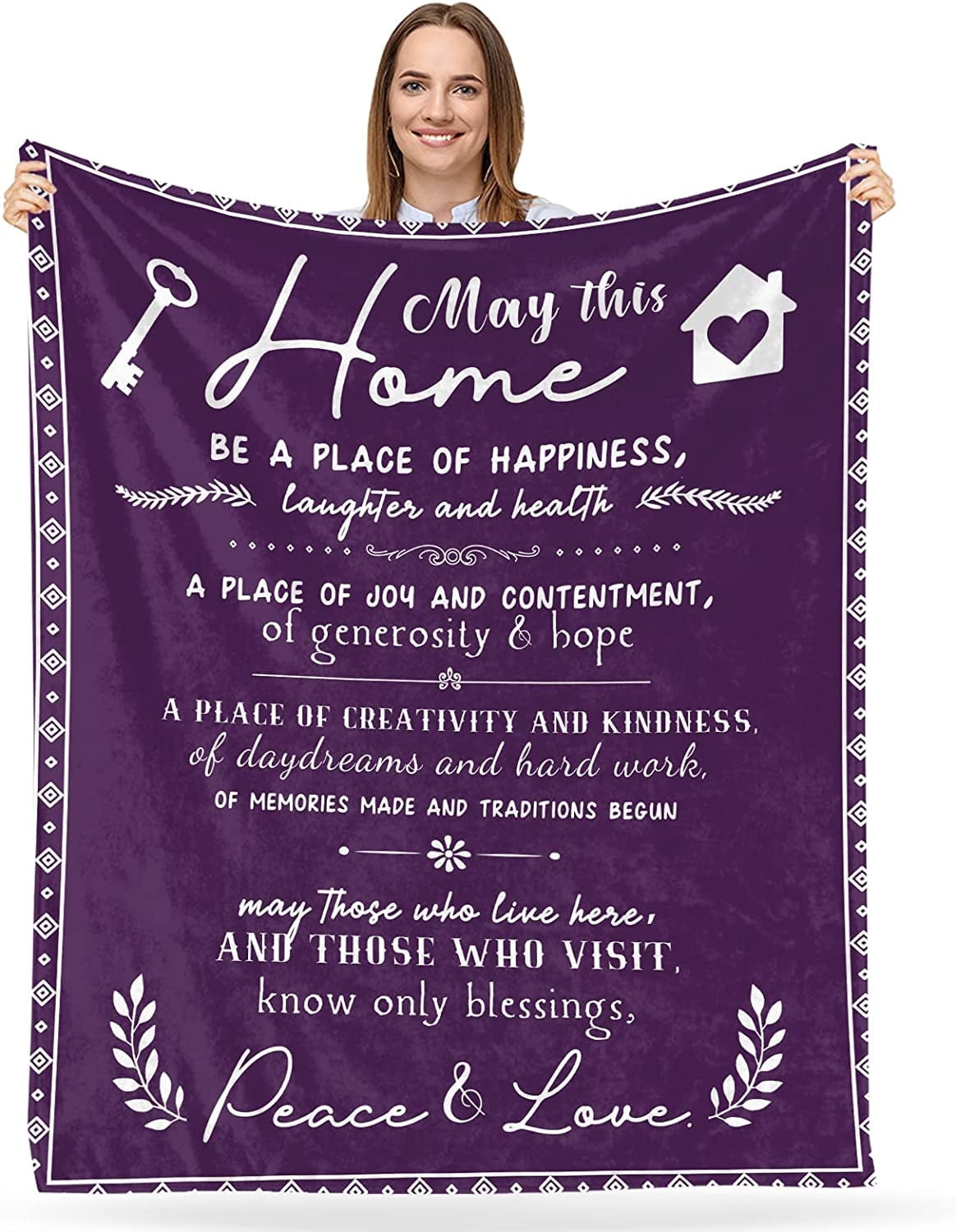 LHSHID Gifts For New House New Home Gifts For Home Blanket Unique House ...