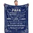 thumbnail image 1 of LHSHID Gifts for Papa Grandpa from Grandchildren Birthday Gift for Grandfather Blanket Unique Fathers' Day Christmas Thanksgiving for Papa Best Grandpa Gifts Idea Papa Gifts Blanket 60"x80", 1 of 7