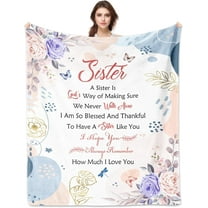 LHSHID Gifts for Sister Blanket Sisters Gifts from Sister Birthday Gifts for Sister Sister Blanket from Sisters Big Sister Gifts to my Sister Gift Ideas for Mothers Day Christmas 30"x40"