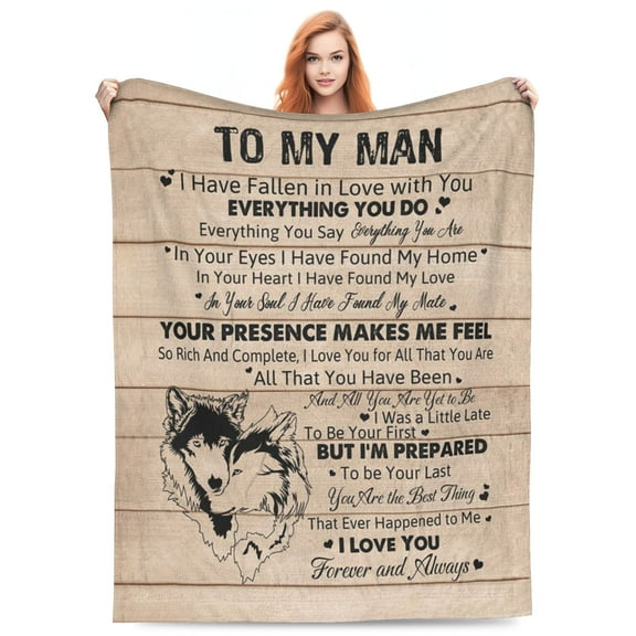 LHSHID I Love You Gifts for Him Blanket Romantic Gifts for Him Birthday Gifts for Him Love Gifts for Him Husband Boyfriend Gifts Ideas for Him Anniversary Christmas Valentine's Day 40x50inch