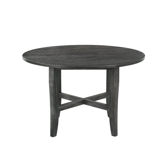 LHSHID Dining Table, Rustic Gray Finish