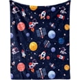 thumbnail image 1 of LHSHID Mermaid Throw Blanket for Girls Cozy Cute Mermaid Theme Fluffy Plush Blanket for Kids Soft Cute Mermaid Purple Blue Flannel Throw Blanket for Children Teen Women Gift Sofa Bed Couch, 1 of 9