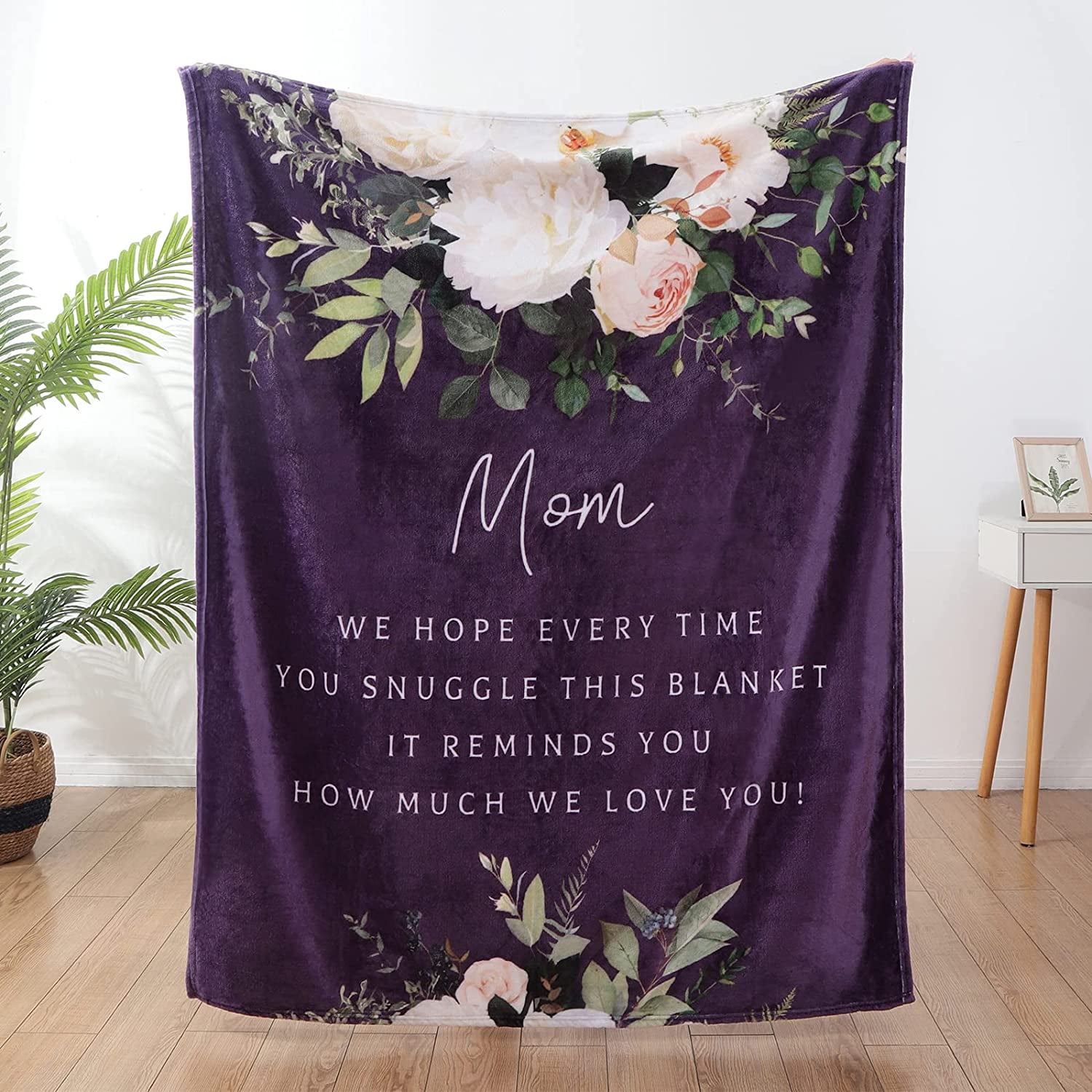 LHSHID Mom Gifts Gifts for Mom Mom Birthday Gifts 40thth Birthday Gifts for Women for Mom Christmas Day Gifts for Mom Mom Birthday Gifts from Daughter Son Soft Throw Blanket 30x40in