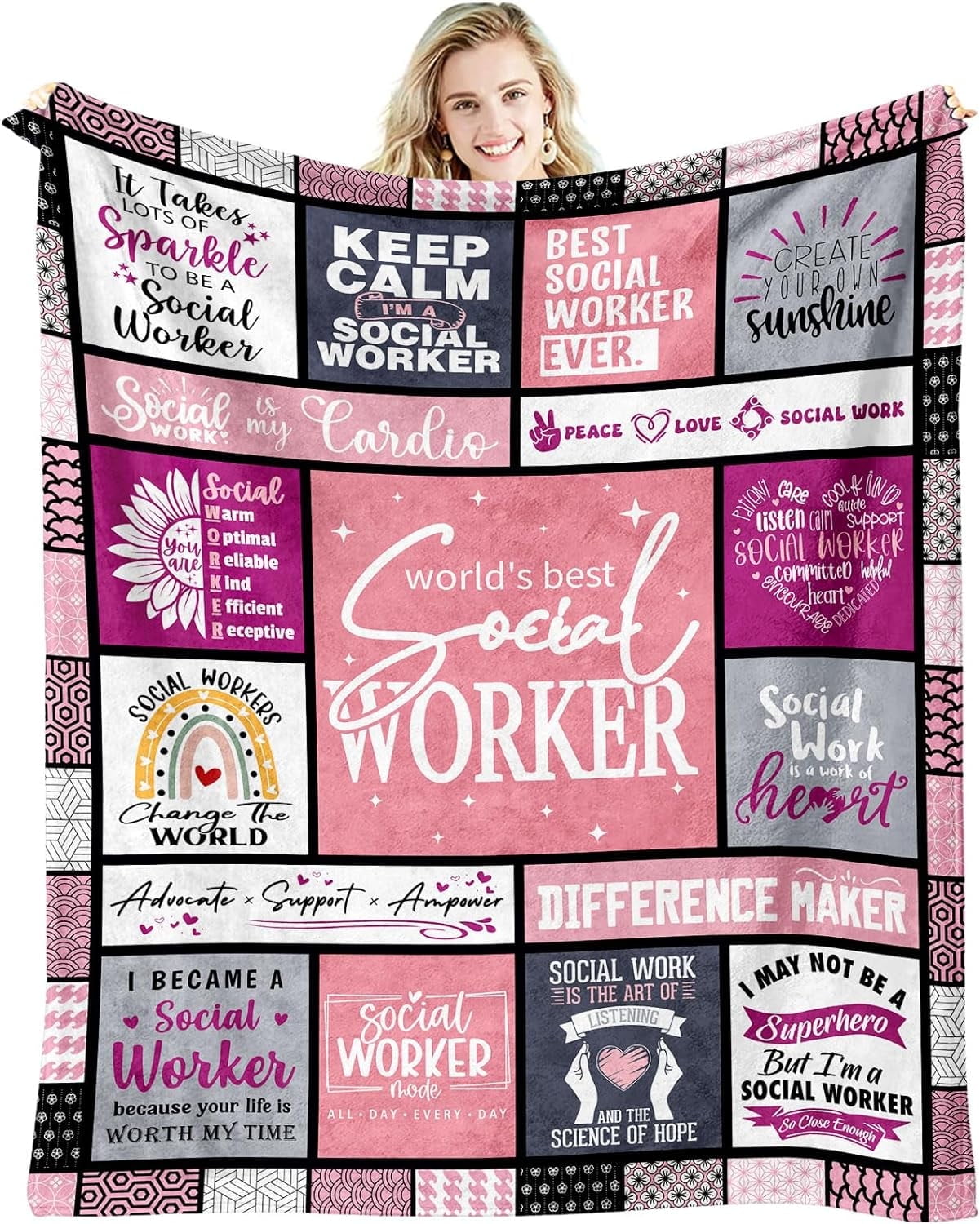 LHSHID Music Teacher Gifts for Women Throw Blanket Women Music Teacher ...