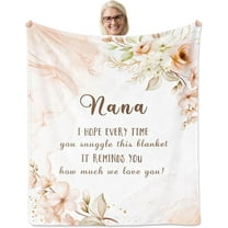 LHSHID Nana Gifts Gifts for Nana Blanket Nana Birthday Gifts Nana Gift Nana Gifts from Grandkids Best Nana Ever Gifts Nana Gifts Ideas for Mothers Day to My Nana Blanket Christmas 30"x40"