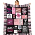 thumbnail image 1 of LHSHID Nurses Week Gifts Nurses Day Gifts Super Soft Nurse Theme Blanket Nurse Gifts Nurse Graduation Presents for Women Girl Comfortable Throw Blanket for Bed and Sofa Size 30x40in, 1 of 5