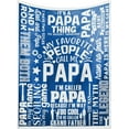 thumbnail image 1 of LHSHID Papa Gifts for Grandpa Throw Blanket for Grandfather Presents from Granddaughters Grandsons for Christmas Birthday Father''s Day The Man The Myth The Legend 50x60in, 1 of 6