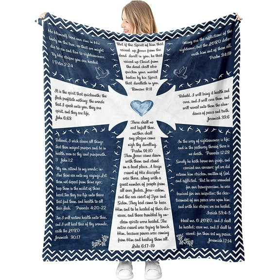 LHSHID Religious Gifts for Women Christian Christian Gifts for Women Blanket Inspirational Gifts for Women Christian Gifts for Men Spiritual Gifts for Women 30x40in