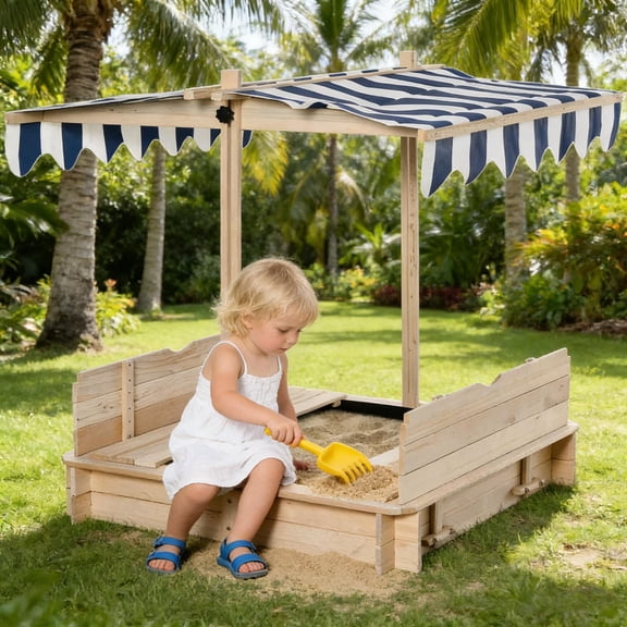 LHSHID Sandbox,Sand Play Station Outdoor