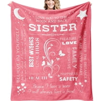 LHSHID Sister Gifts from Sister Birthday Gifts from Sister Blanket from Sister Gifts from Brother Best Sister Ever Gifts for Sisters from Sisters Birthday Gifts Ideasches 30x40in