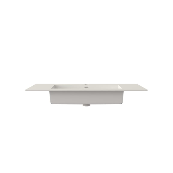 LHSHID Stone Resin Solid Surface Bathroom Vanity Basin Sink