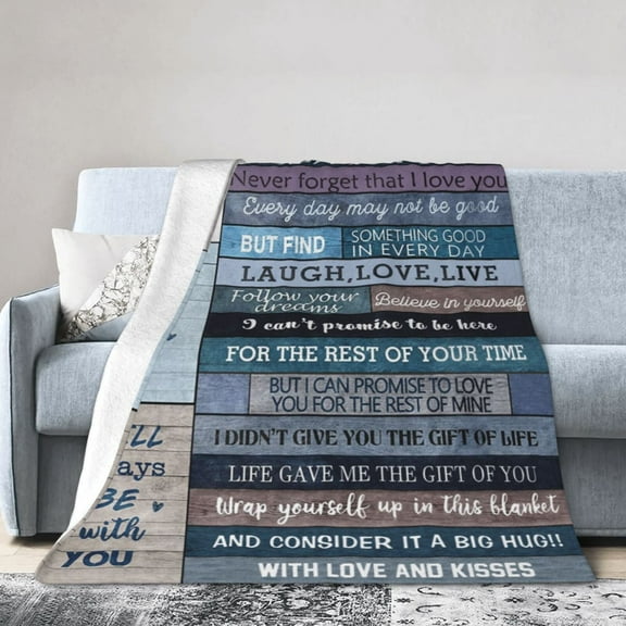 LHSHID To My Goddaughter Throw Blanket Soft Fuzzy Fleece Blanket For Couch Bed Living Room Decoration 30x40in