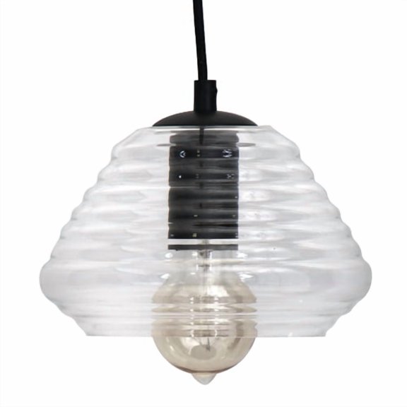 LHSHID Torus Triangle Pendant with Clear Glass