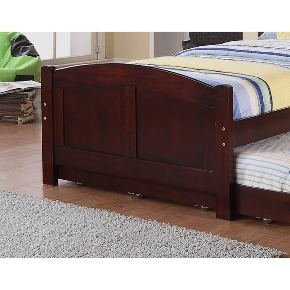 LHKJ Twin Bed with Trundle, Dark Cherry