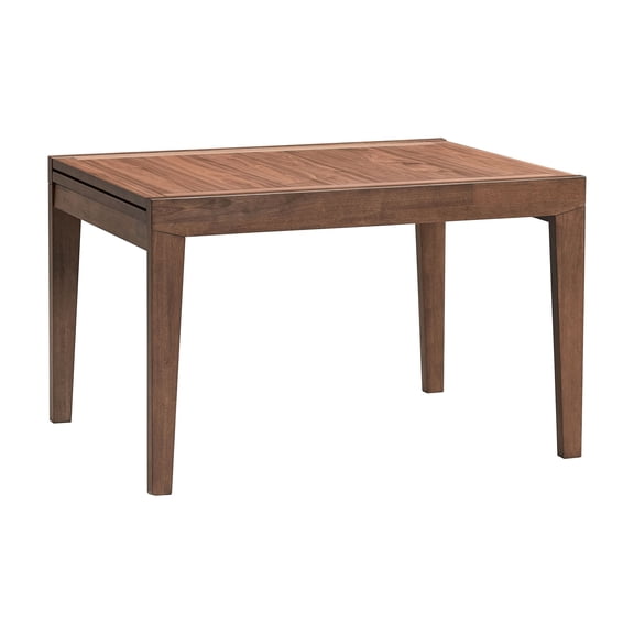 LHKJ Dining Table with Extension Leaf, Walnut Finish