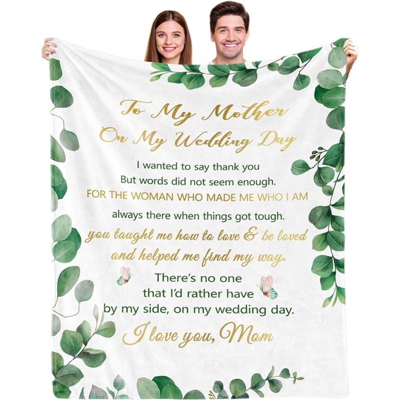 LHSHID Wedding Gifts Bridal Shower Gifts for Bride and Groom Engagement Gifts for Couple Valentine‘s Day Present for Husband and Wife Newlywed Marriage Prayer Blanket Gifts 50x60in