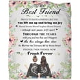 thumbnail image 1 of LHSHID to My Best Friend Blanket for Women Ultra Soft Flannel Throw Blanket for Friends BFF Bestie Girls Birthday Anniversary 40"x50", 1 of 7